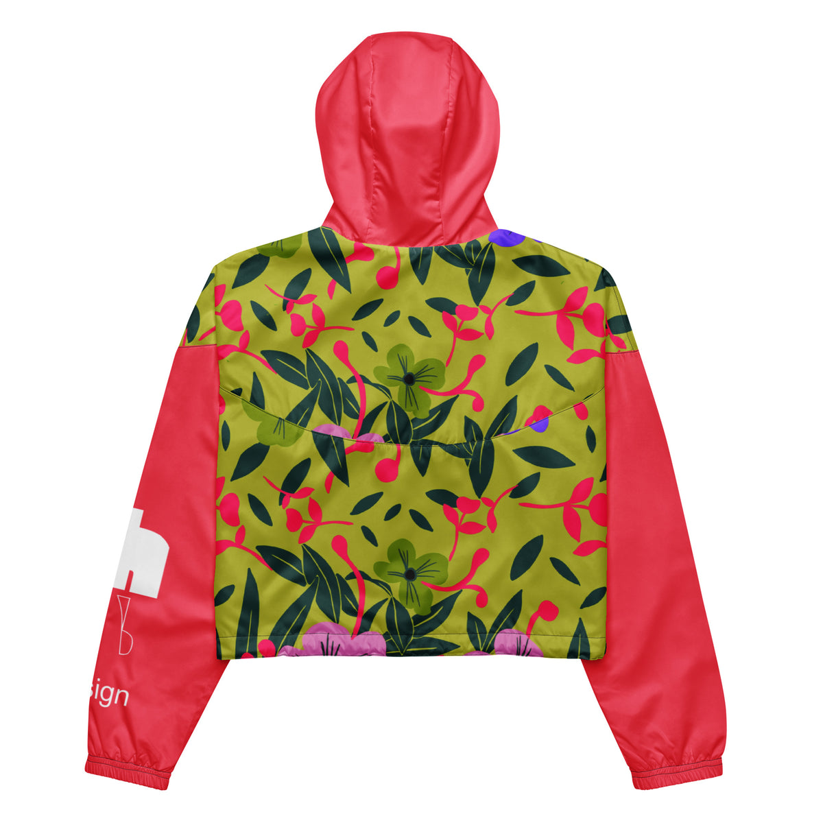 Women’s Floral Pink Windbreaker