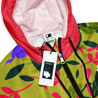 Women’s Floral Pink Windbreaker