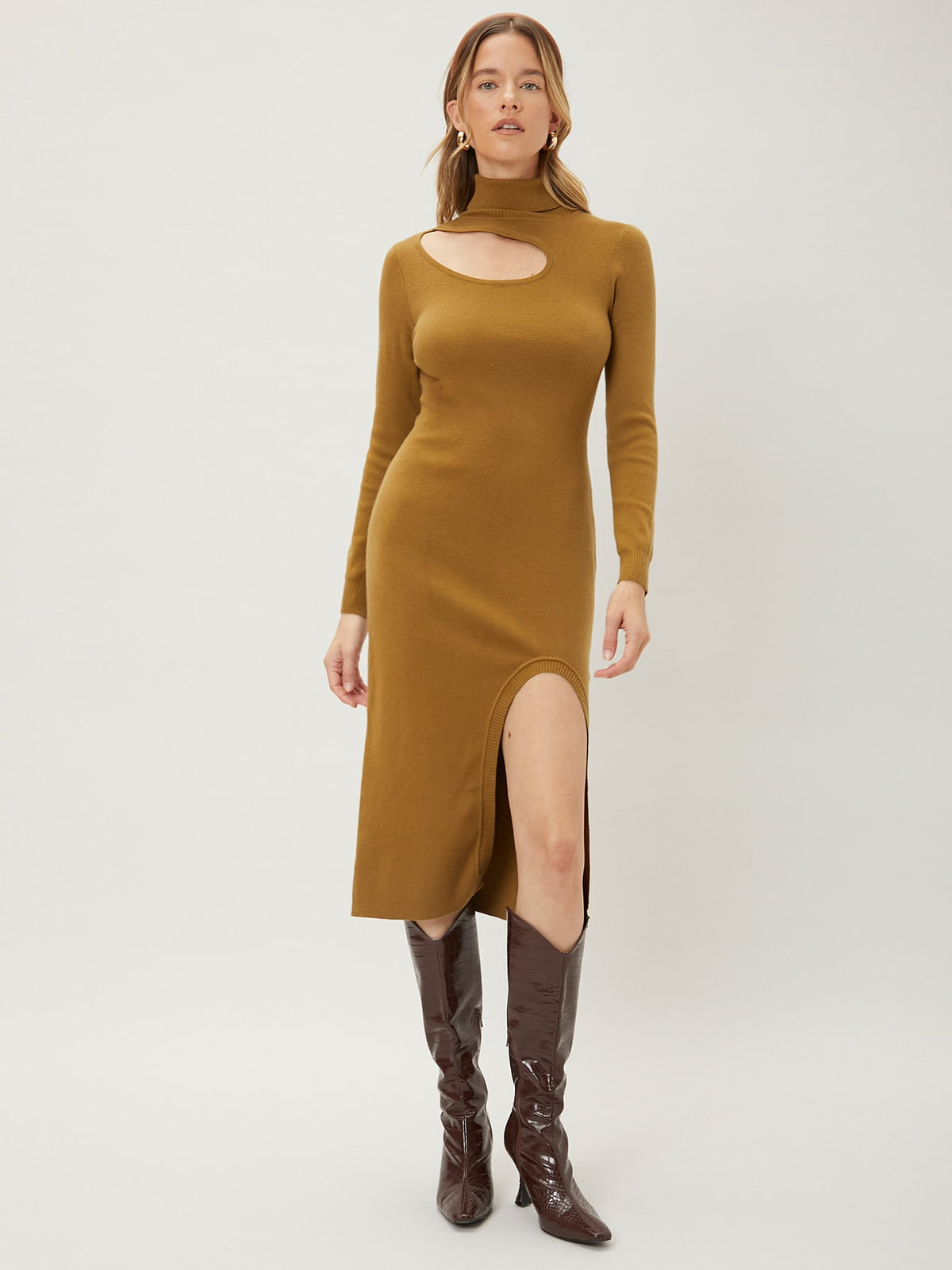 Women's Wool Mix Sweater Dress