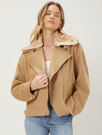 Women's Wool Khaki Overcoat