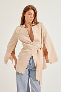 Women's Jacket Designer Beige @moda