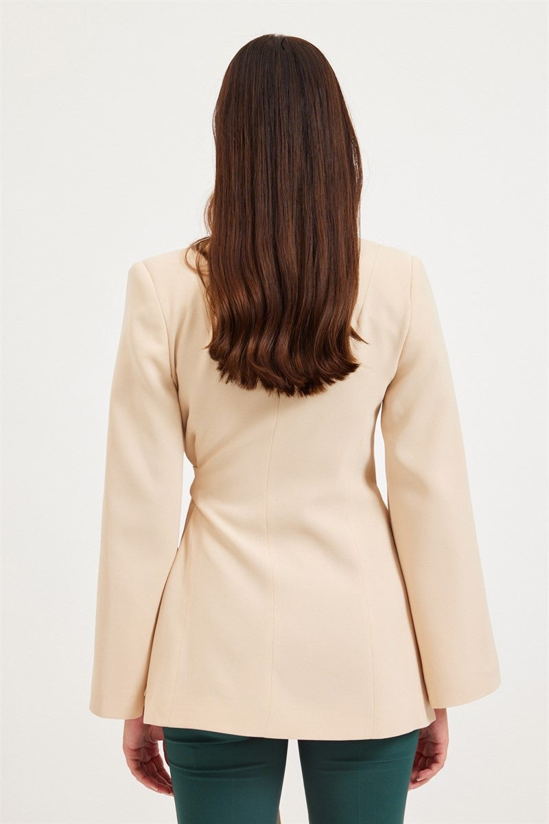 Women's Jacket Designer Beige @moda