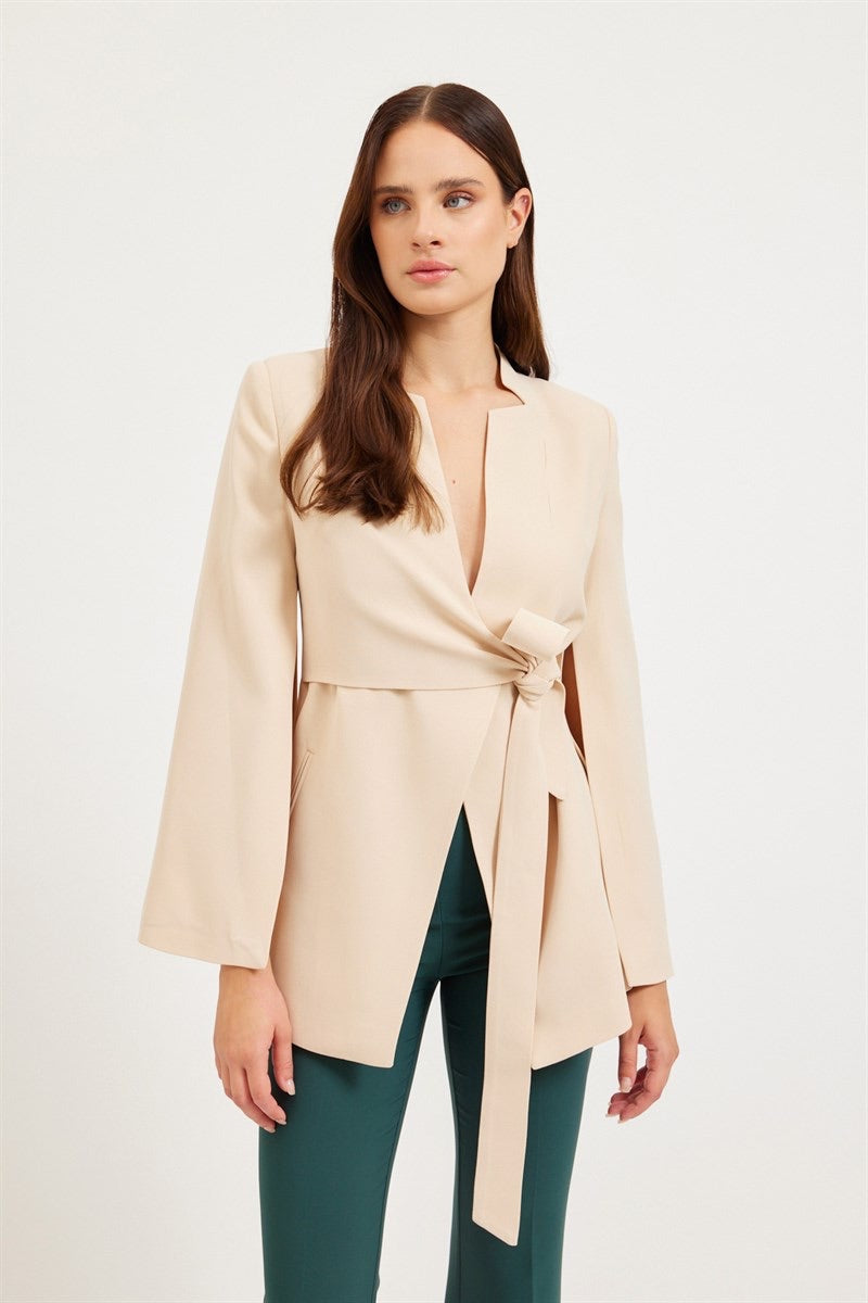 Women's Jacket Designer Beige @moda