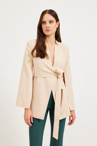 Women's Jacket Designer Beige @moda