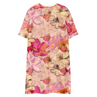 T-shirt Printed Pink Dress