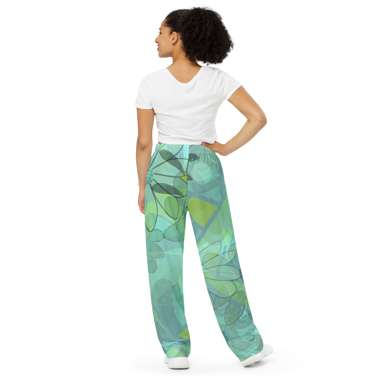 Women's printed leg pants