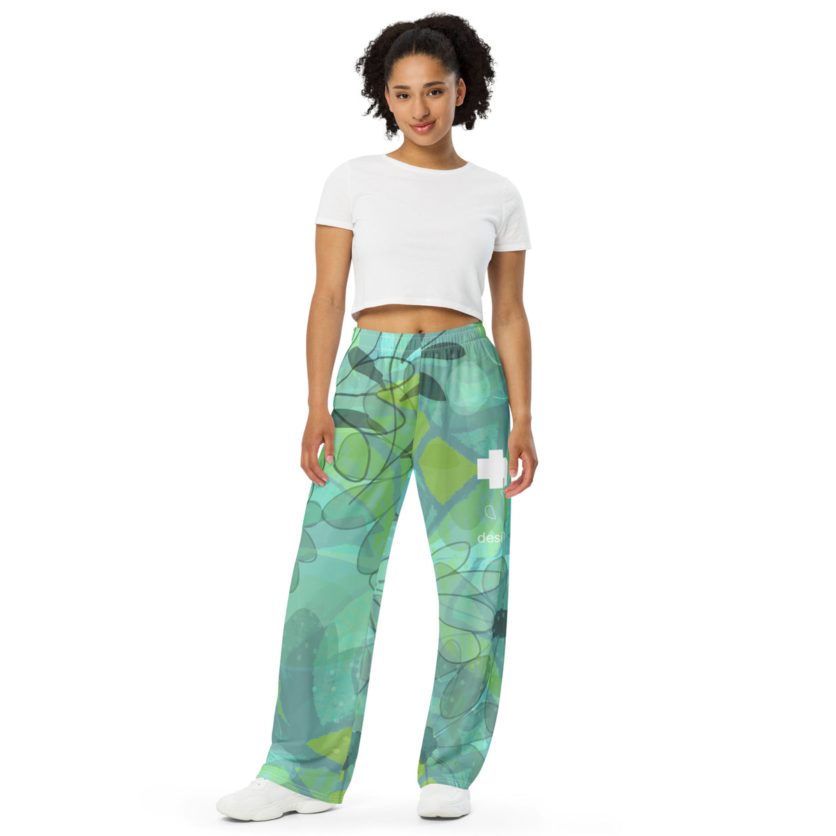 Women's printed leg pants