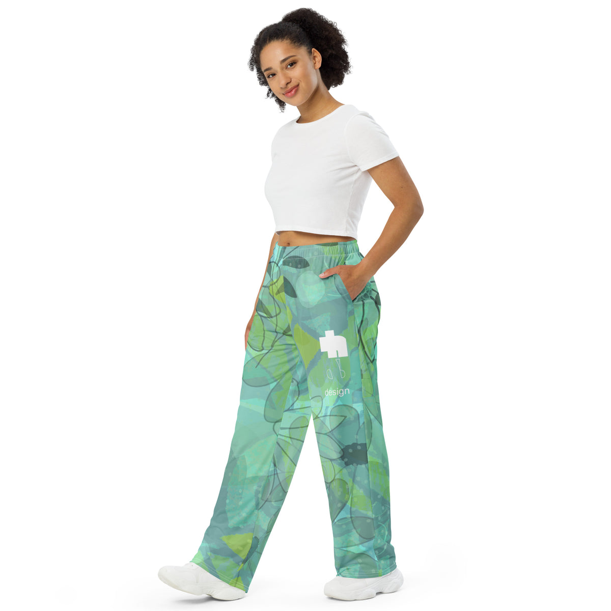 Women's printed leg pants