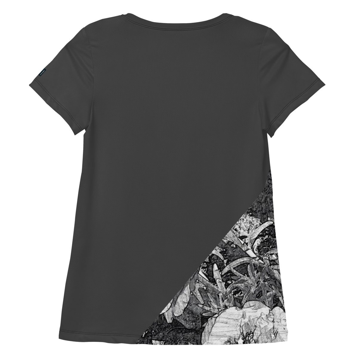 Women's Grey Athletic T-shirt