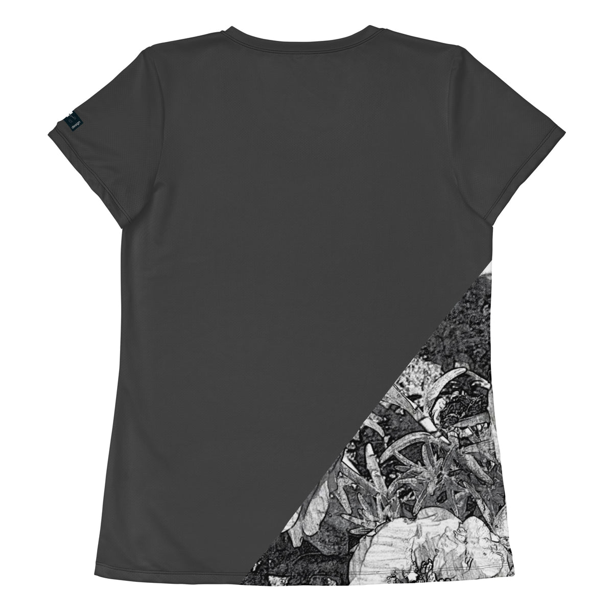 Women's Grey Athletic T-shirt