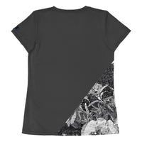 Women's Grey Athletic T-shirt