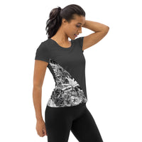 Women's Grey Athletic T-shirt