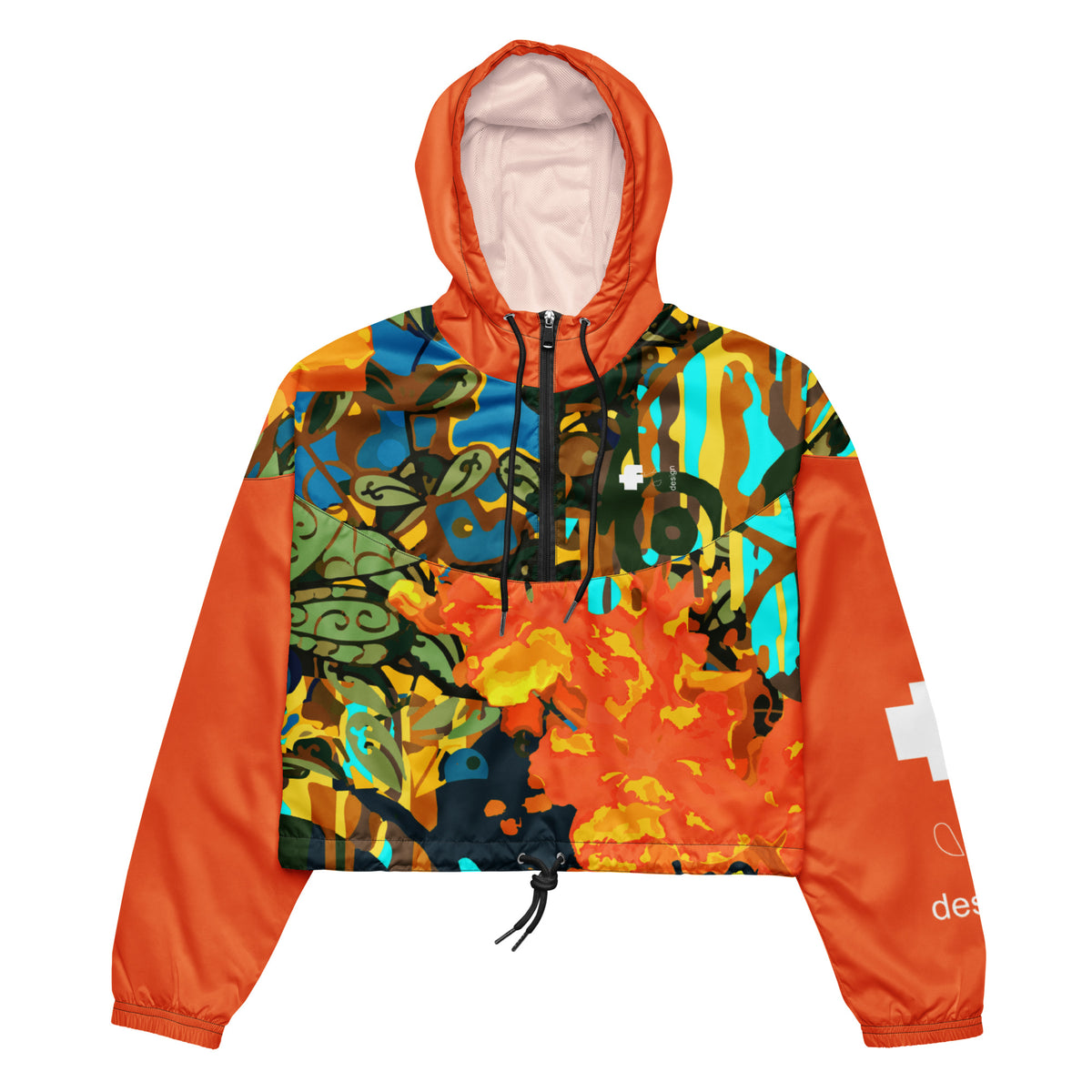 Women’s Orange Windbreaker