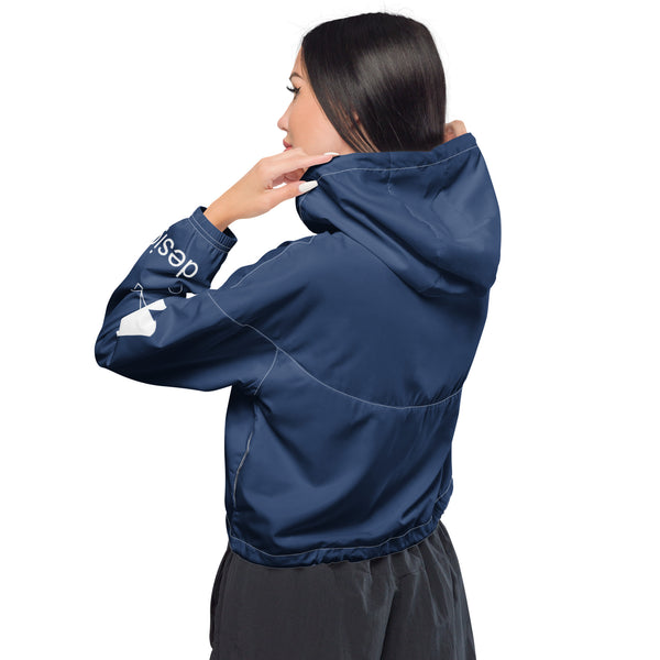 Women’s Navy Windbreaker