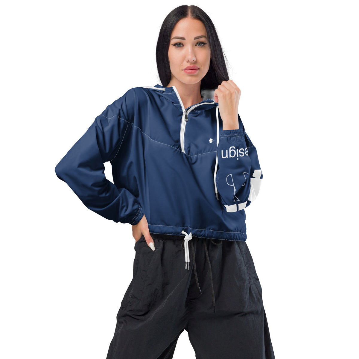 Women’s Navy Windbreaker