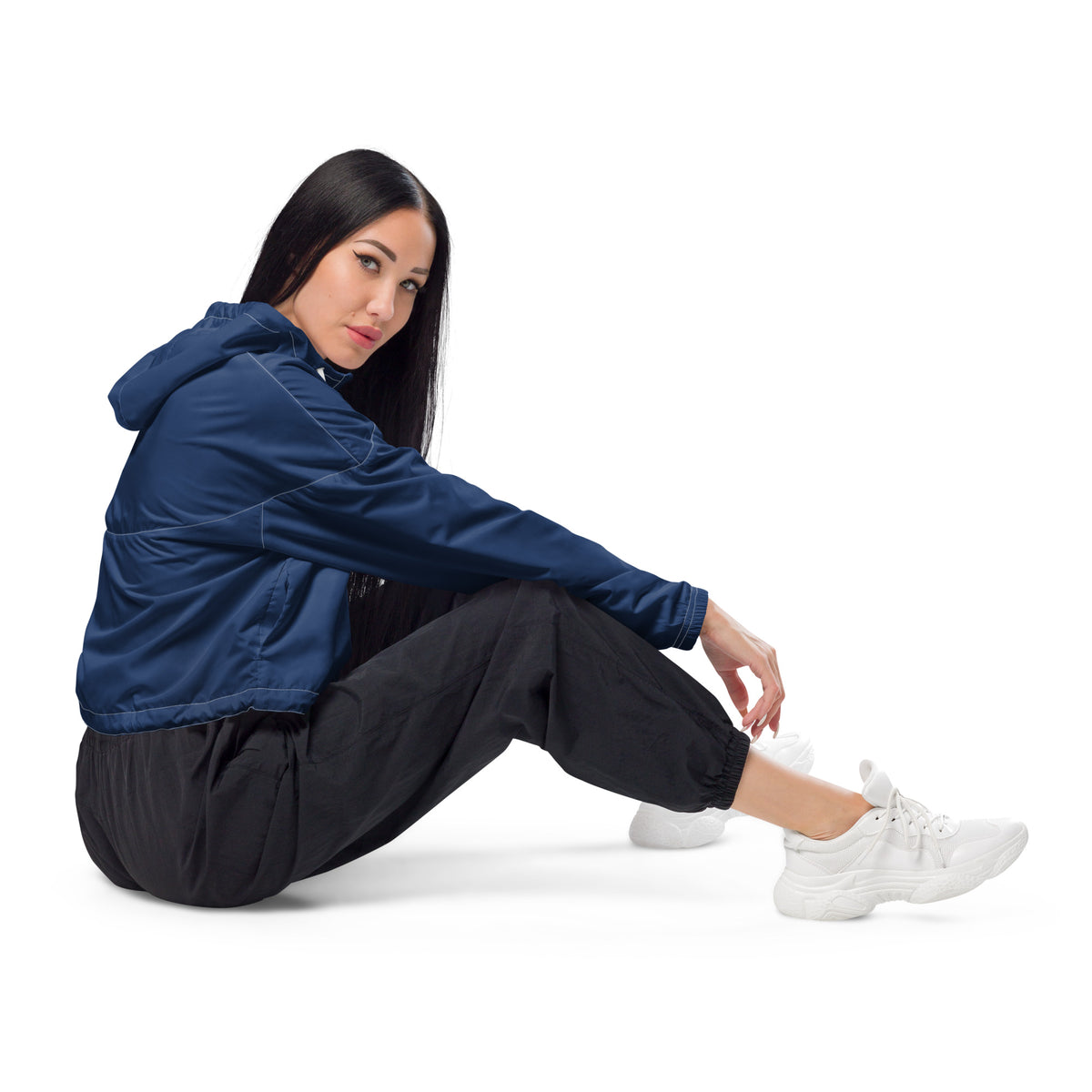 Women’s Navy Windbreaker