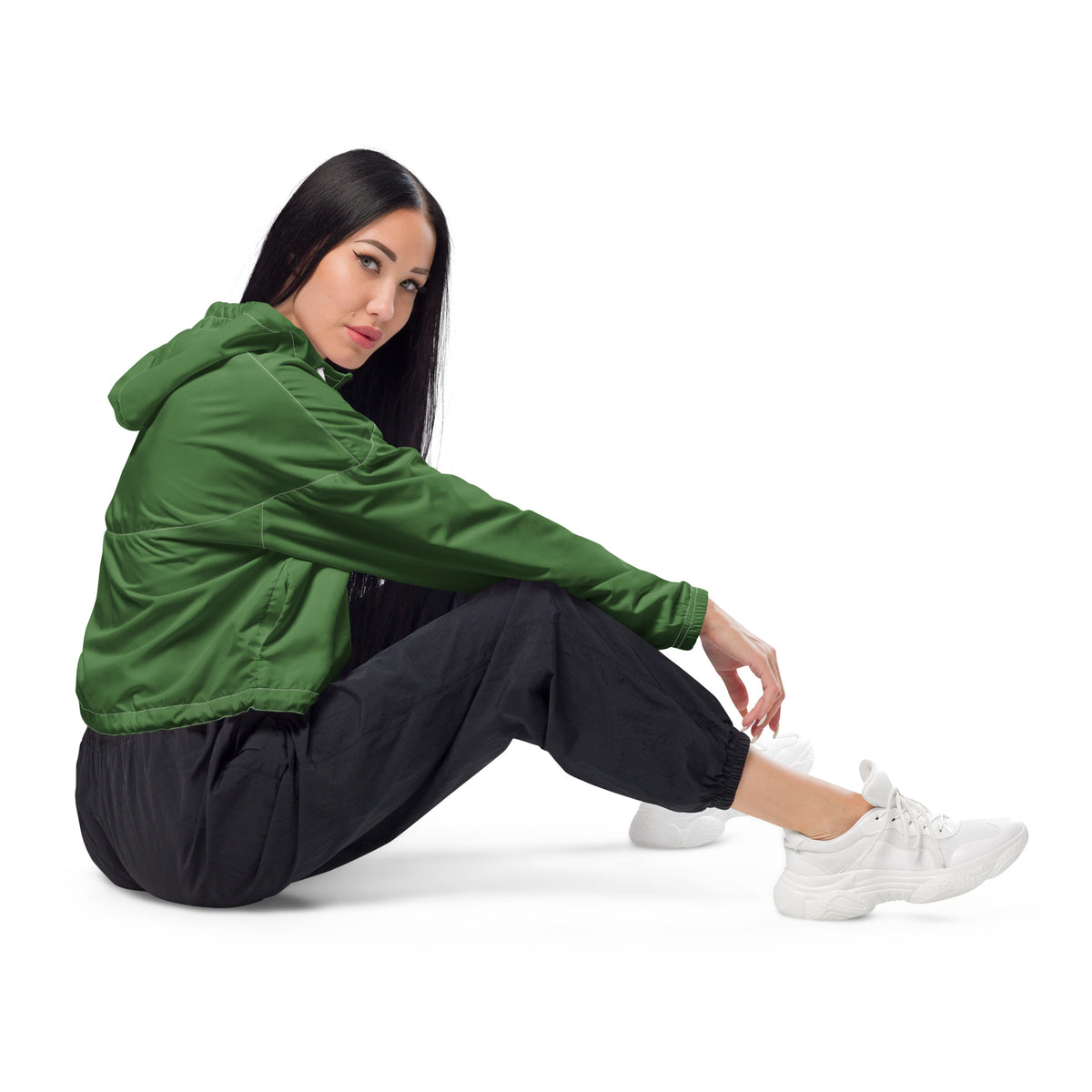 Women’s Green Windbreaker