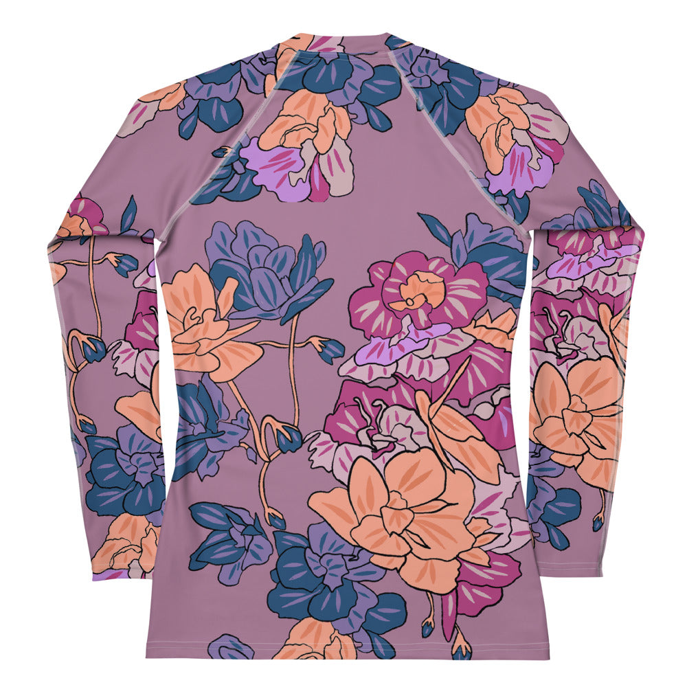 Women's Floral Rash Wear