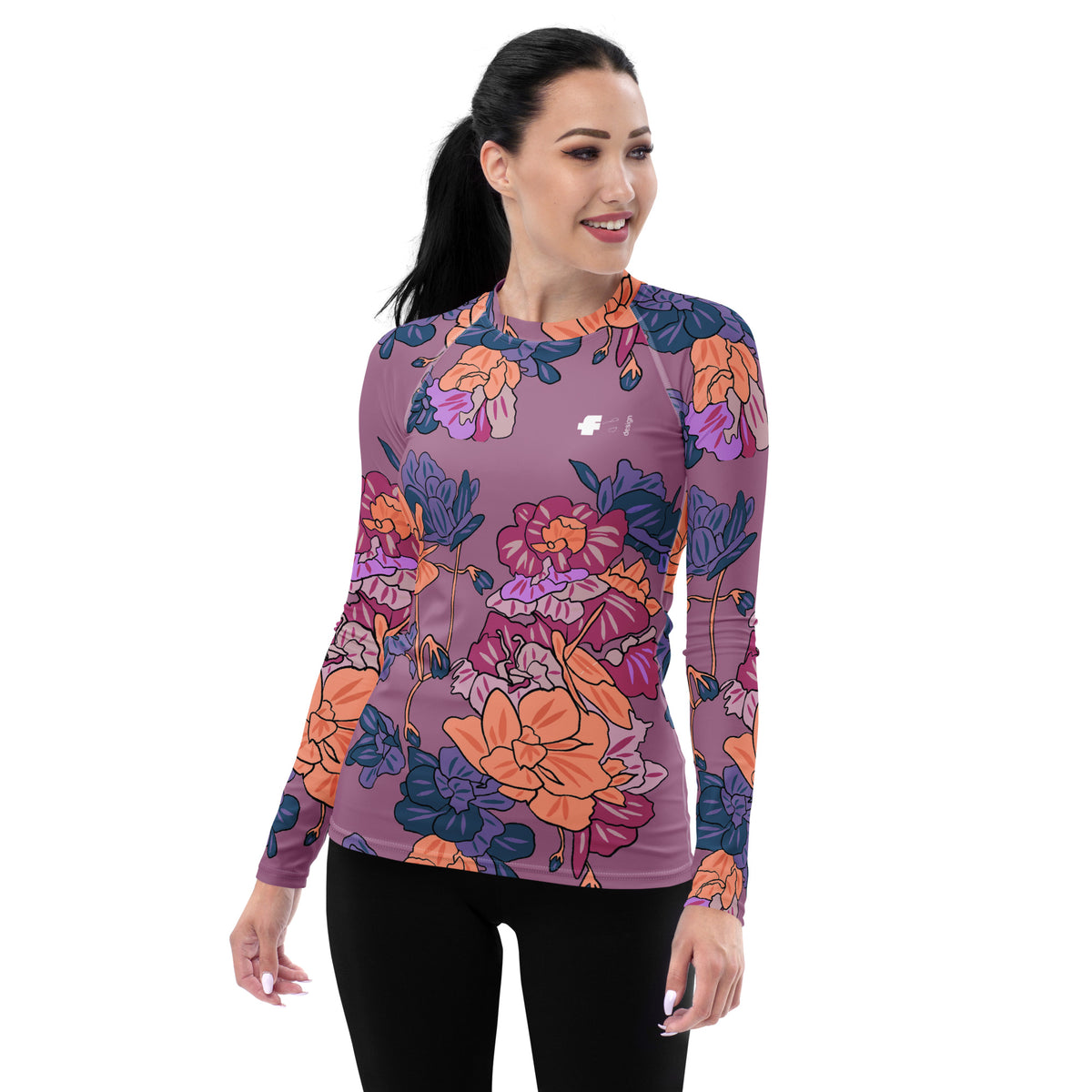 Women's Floral Rash Wear