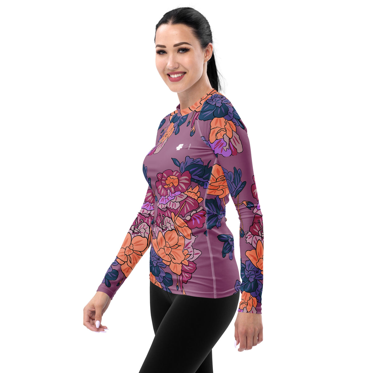 Women's Floral Rash Wear