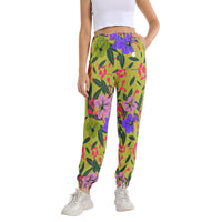 Women's Floral Elastic Sweatpant