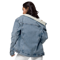 Women's Unisex denim sherpa jacket