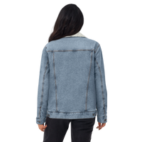 Women's Unisex denim sherpa jacket