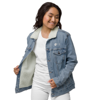 Women's Unisex denim sherpa jacket