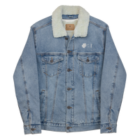 Women's Unisex denim sherpa jacket