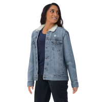 Women's Unisex denim sherpa jacket