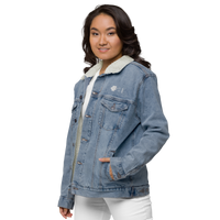 Women's Unisex denim sherpa jacket