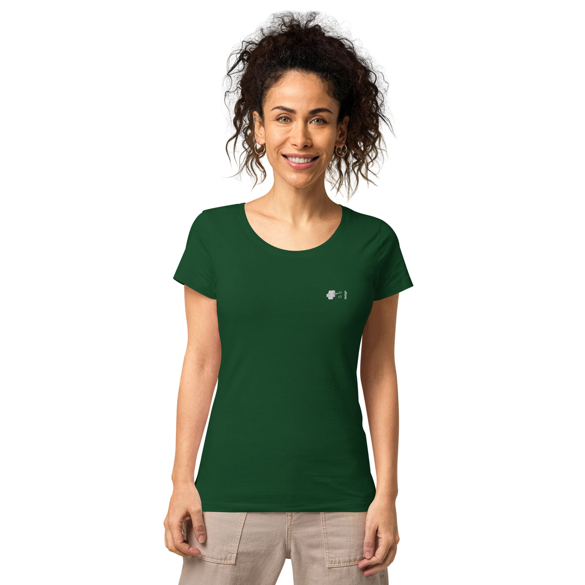 Women’s T-shirt White Green